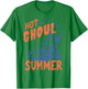 Retro Hot Ghoul Summer Summerween Ghost Halloween T-Shirt - T-Shirt | Irish Green