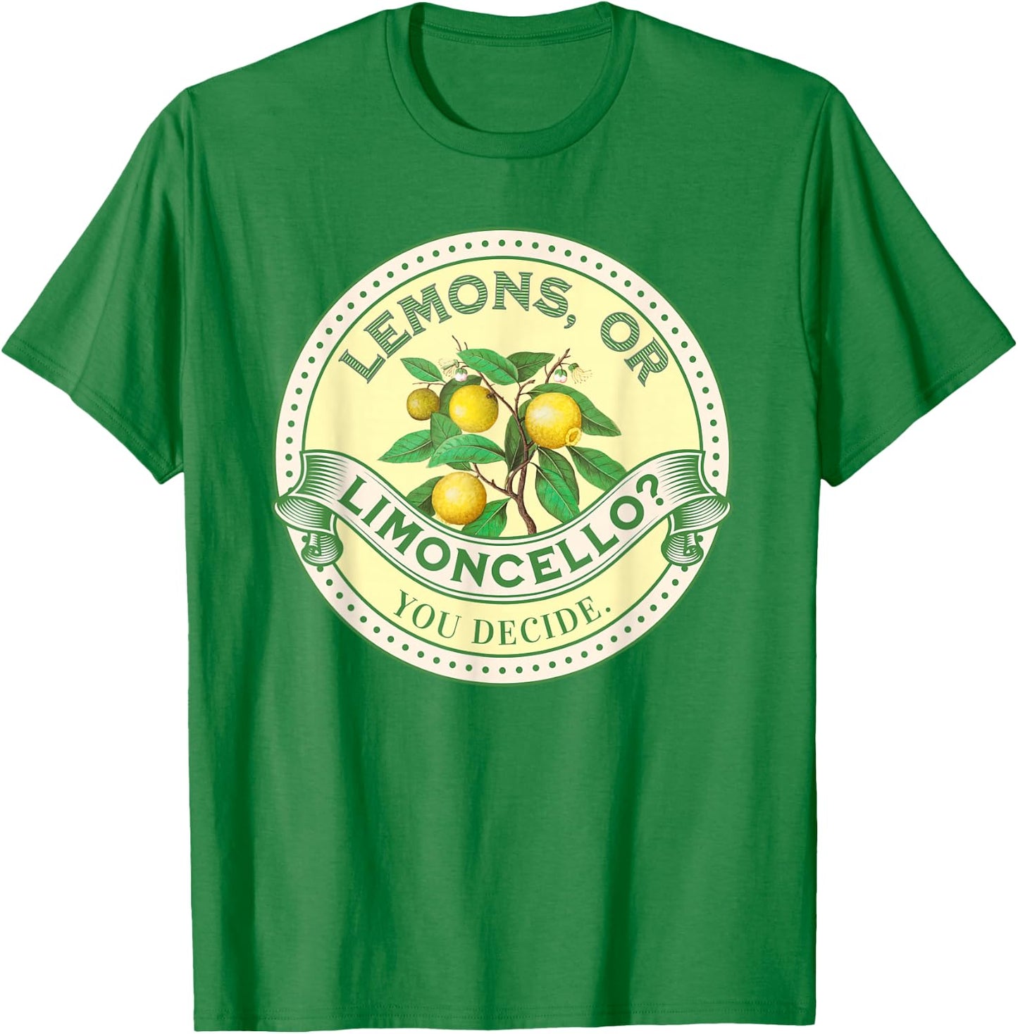 Lemons or Limoncello? Du entscheidest Optimist/Pessimist , White T-Shirt - T-Shirt | Irish Green