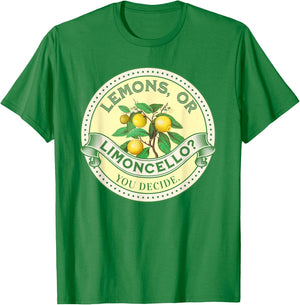 Lemons or Limoncello? Du entscheidest Optimist/Pessimist , White T-Shirt - T-Shirt | Irish Green