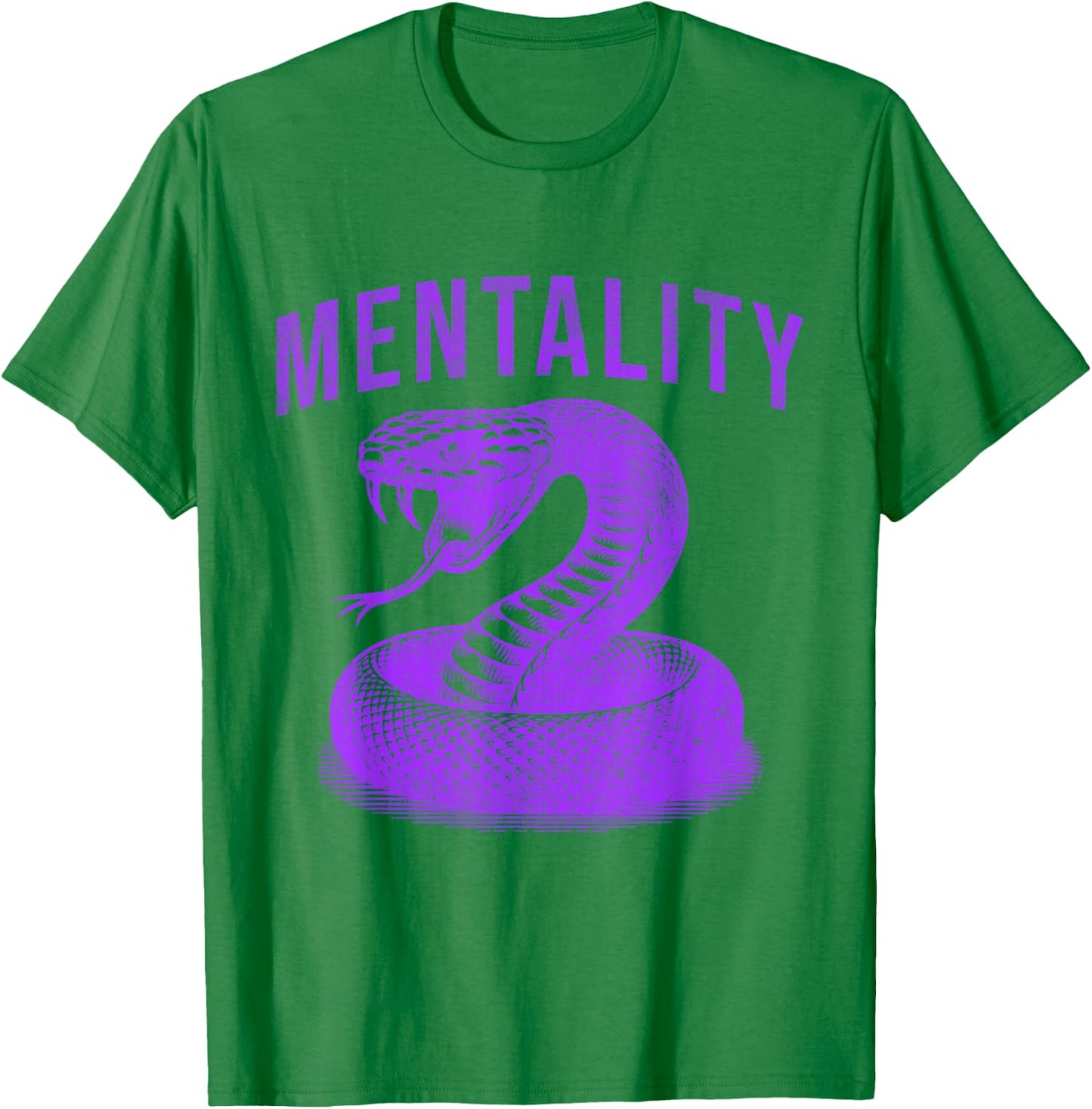 Mentality Mindset Snake Motivation of Champions Basketball T-Shirt - T-Shirt | Irish Green