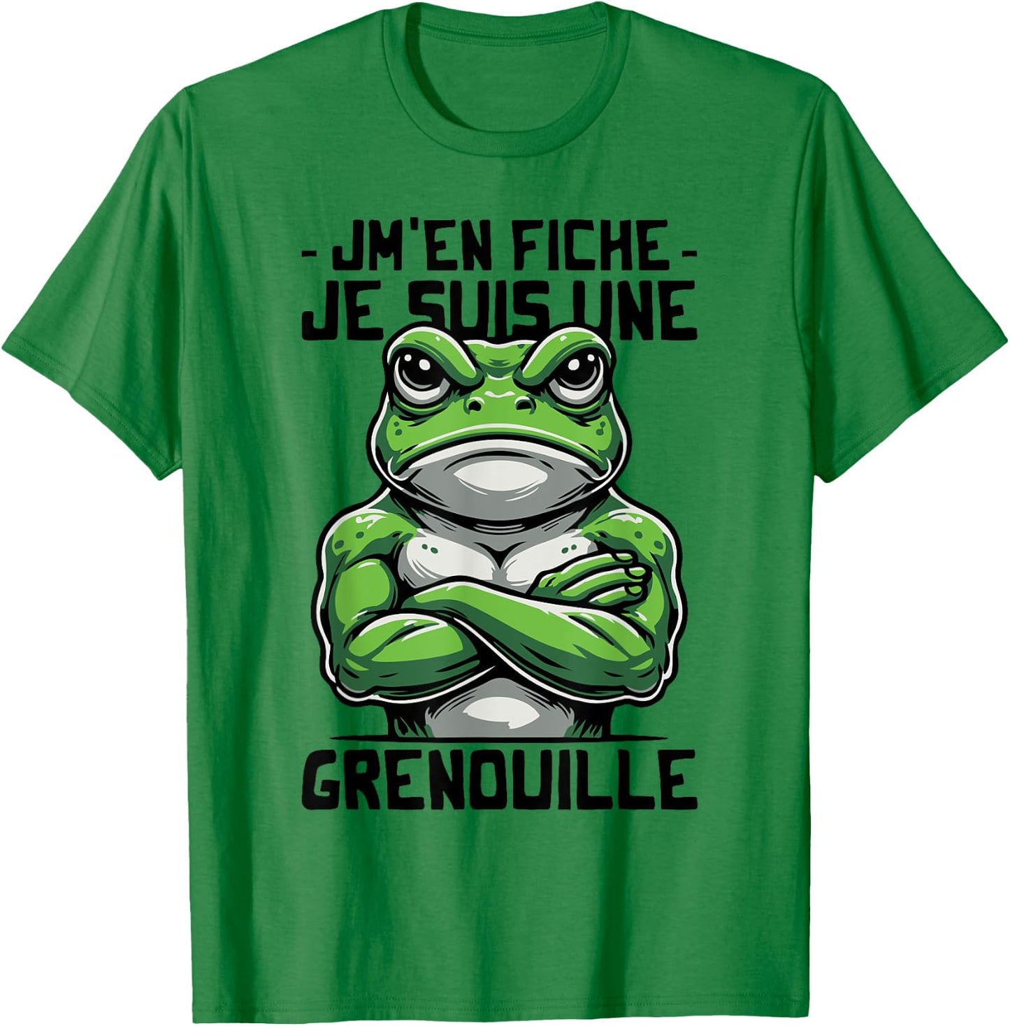 Frog Woman Girl Boy Je suis une Grenouille , white, S T-Shirt - T-Shirt | Irish Green