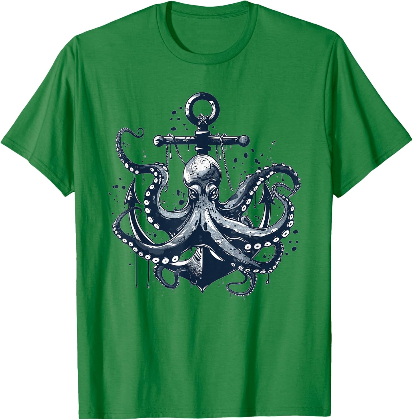 Cute Octopus Art I Kids Octopus T-Shirt - T-Shirt | Irish Green