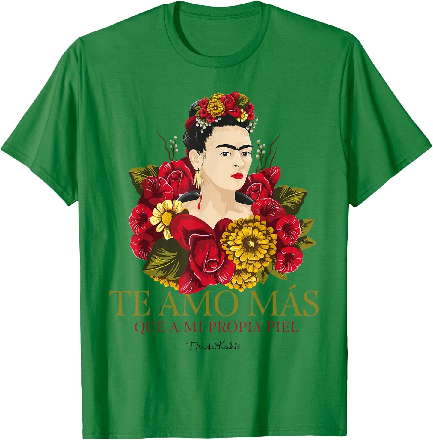 Frida Kahlo - Vielzahl von Artikeln T-Shirt - T-Shirt | Irish Green