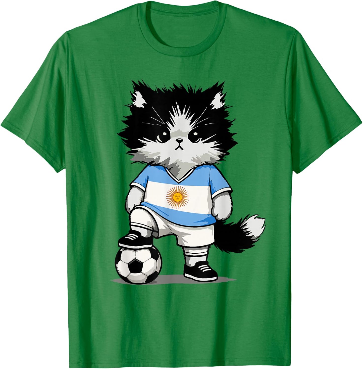 Argentinian Flag Men Women Kids Argentina T-Shirt - T-Shirt | Irish Green