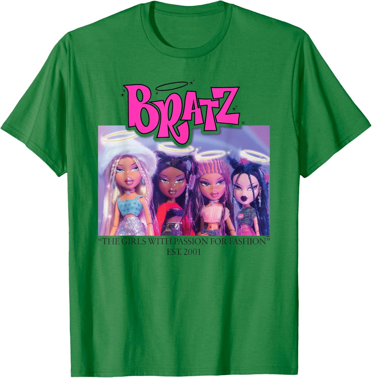 Bratz Four Angels , white, S T-Shirt - T-Shirt | Irish Green