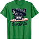 French Bulldog C'est La Vie Baguette Humour Beret Art , white, S T-Shirt - T-Shirt | Irish Green