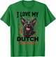 Dutch Shepherd Dog Breed I Love my Dutch Shepherd T-Shirt - T-Shirt | Irish Green