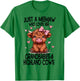 Just a MEEMAW loves her GRANDBABIES & HIGHLAND COWS Graphic T-Shirt - T-Shirt | Irish Green