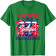 Getting Star Spangled Hammered Striped America 4th of July T-Shirt - T-Shirt | Irish Green