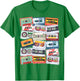 Retro Style Oldschool Tape Cassette Mixtape Design , White T-Shirt - T-Shirt | Irish Green