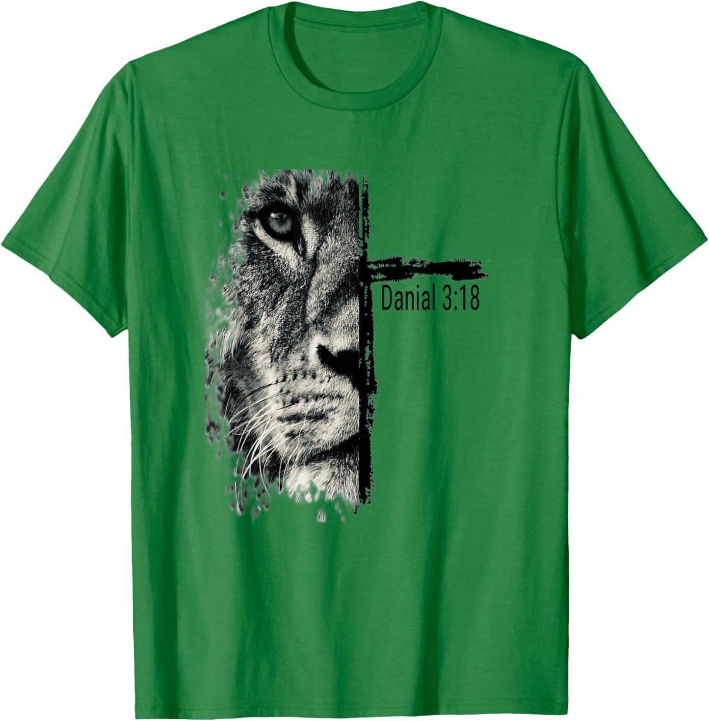 Daniel In The Bible Scripture Verse About Lions T-Shirt - T-Shirt | Irish Green
