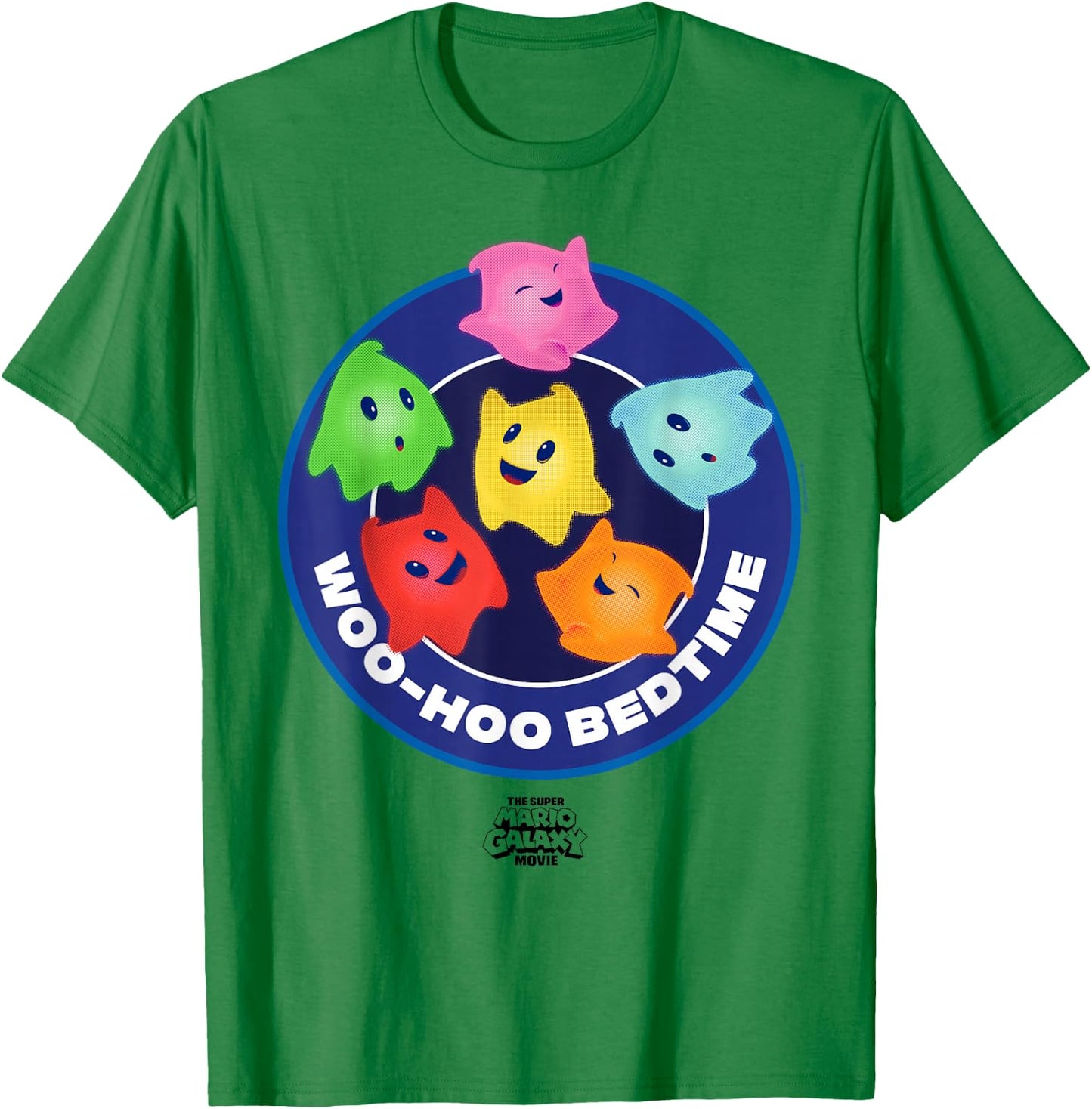The Super Mario Galaxy Movie Lumas Woo-Hoo Bedtime T-Shirt - T-Shirt | Irish Green