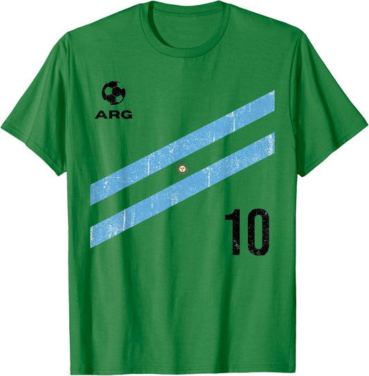 Argentina Flag Argentina Gift Hispanic Heritage Argentinian T-Shirt - T-Shirt | Irish Green
