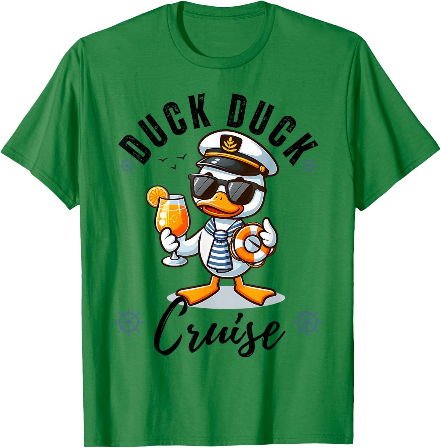 Duck Duck Cruise Family Matching Cruise Cute Group Summer T-Shirt - T-Shirt | Irish Green