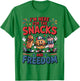 Im Here For Snacks Freedom Hotdog 4th July Funny Toddler Boy T-Shirt - T-Shirt | Irish Green
