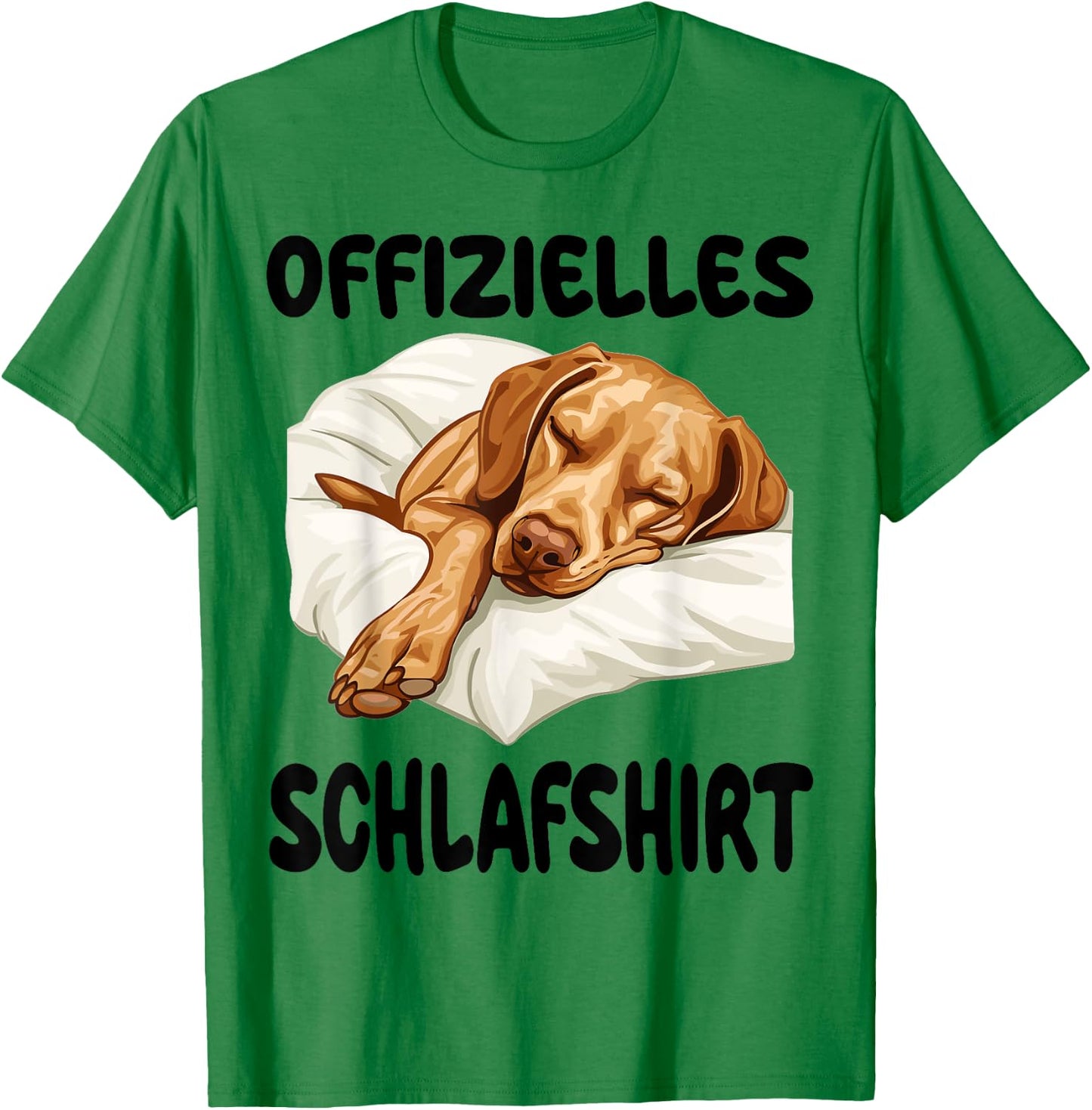 Funny Magyar Vizsla Official Sleep Shirt Nightdress , White T-Shirt - T-Shirt | Irish Green