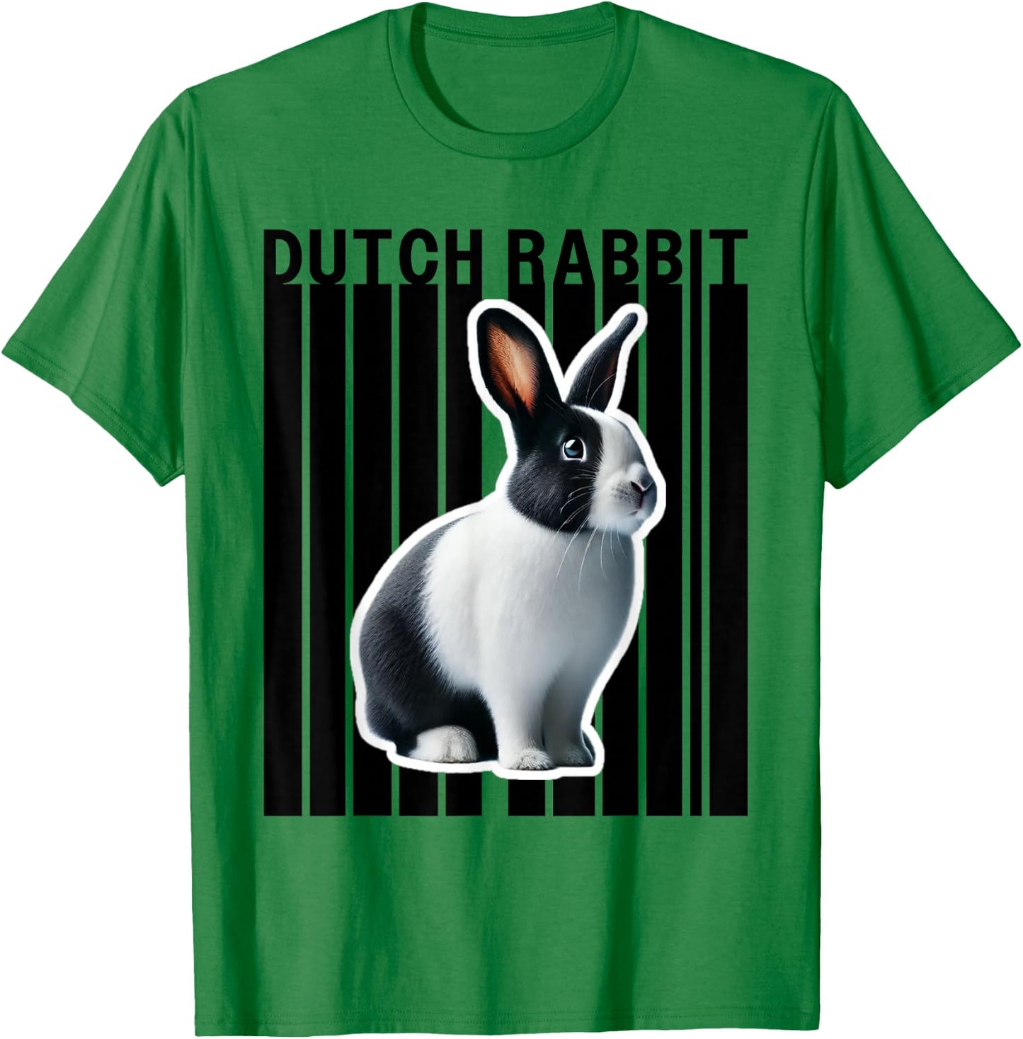 Dutch Rabbit Lovers Cute Bunny T-Shirt - T-Shirt | Irish Green