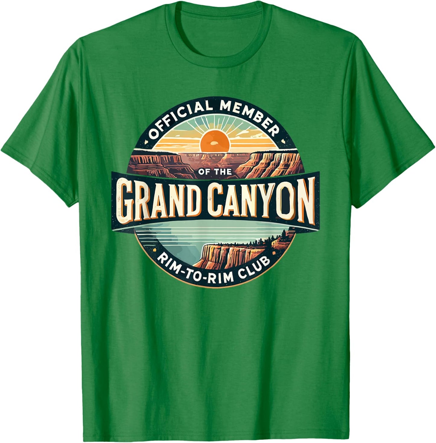 Official Member of the Grand Canyon Rim-to-Rim Club T-Shirt - T-Shirt | Irish Green