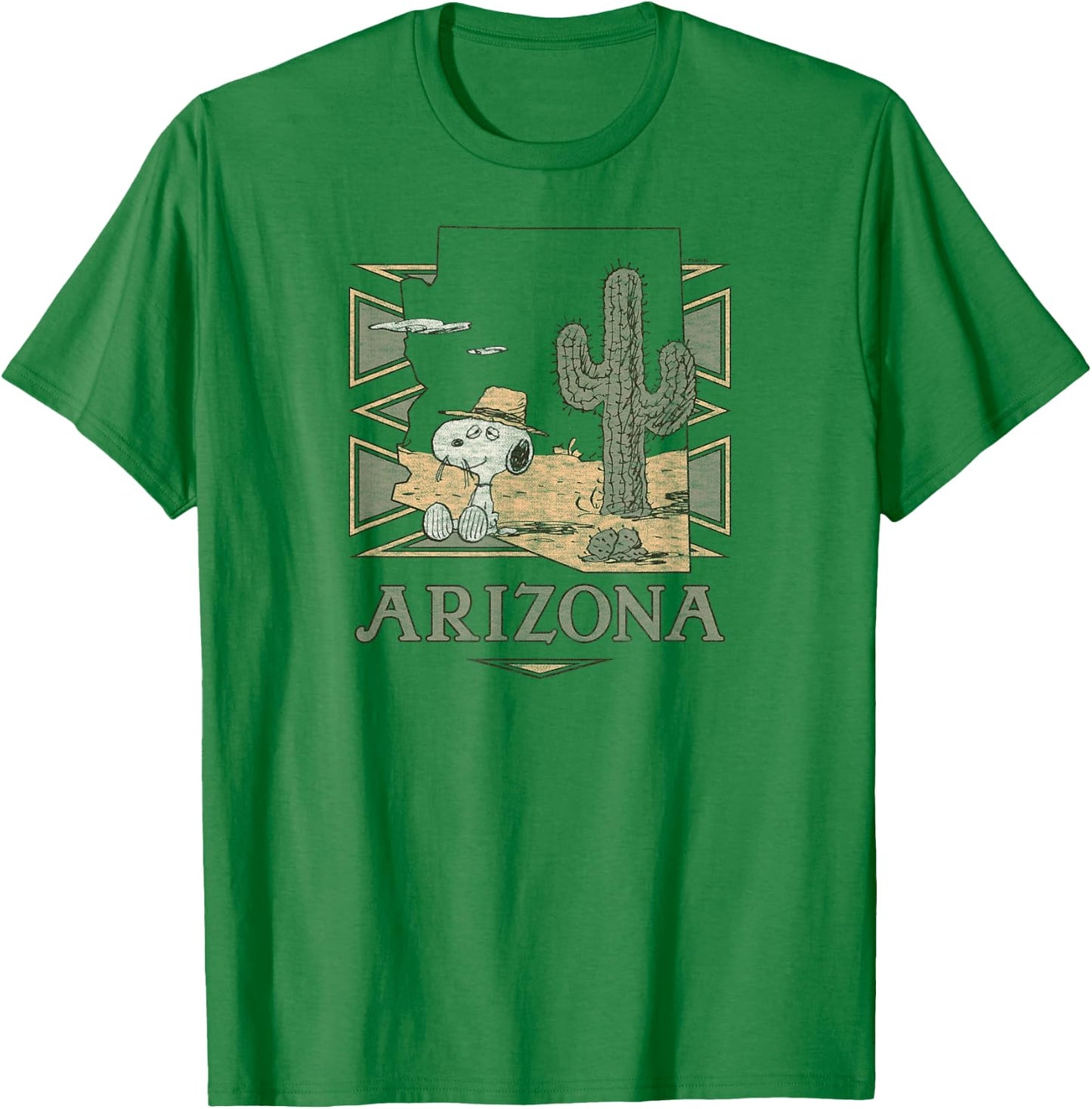 Peanuts - Spike Arizona Desert Cactus T-Shirt - T-Shirt | Irish Green