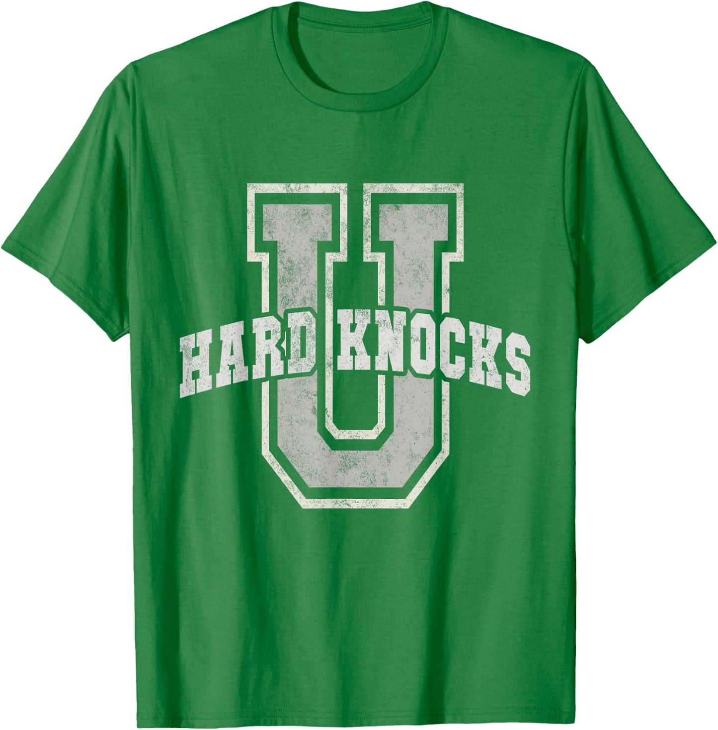 Vintage UNIVERSITY of HARD KNOCKS Business Graduate School T-Shirt - T-Shirt | Irish Green