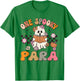 One Spooky Para Retro Ghost Halloween Spooky Season T-Shirt - T-Shirt | Irish Green