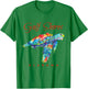 Gulf Shores Alabama Watercolor Sea Turtle T-Shirt - T-Shirt | Irish Green