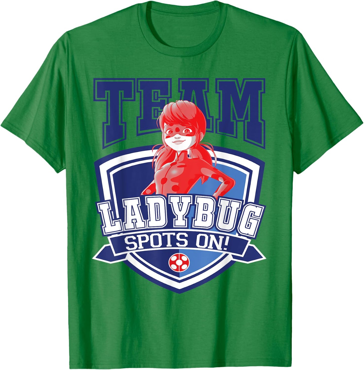 Miraculous Ladybug - Team Ladybug T-Shirt - T-Shirt | Irish Green