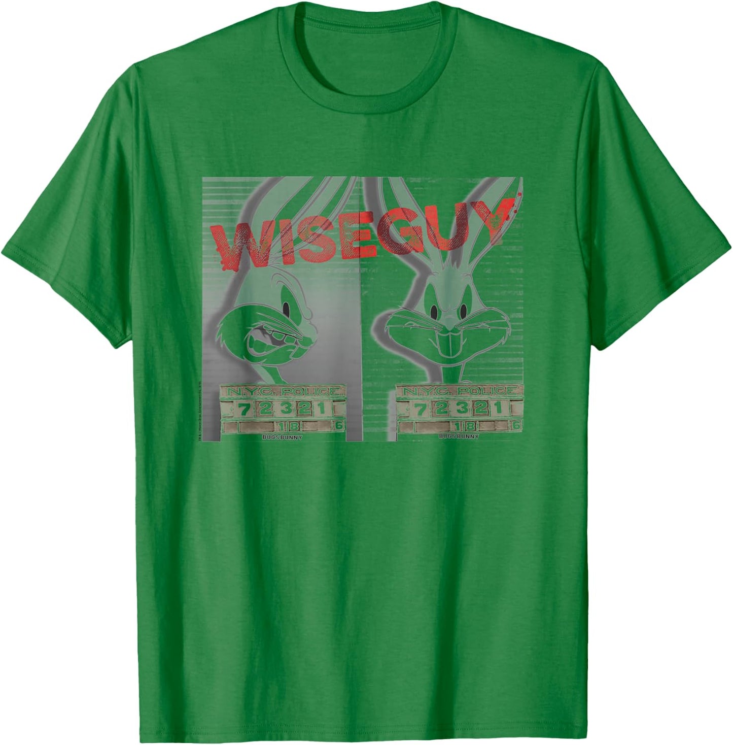 Looney Tunes Bugs Bunny Wiseguy T-Shirt - T-Shirt | Irish Green