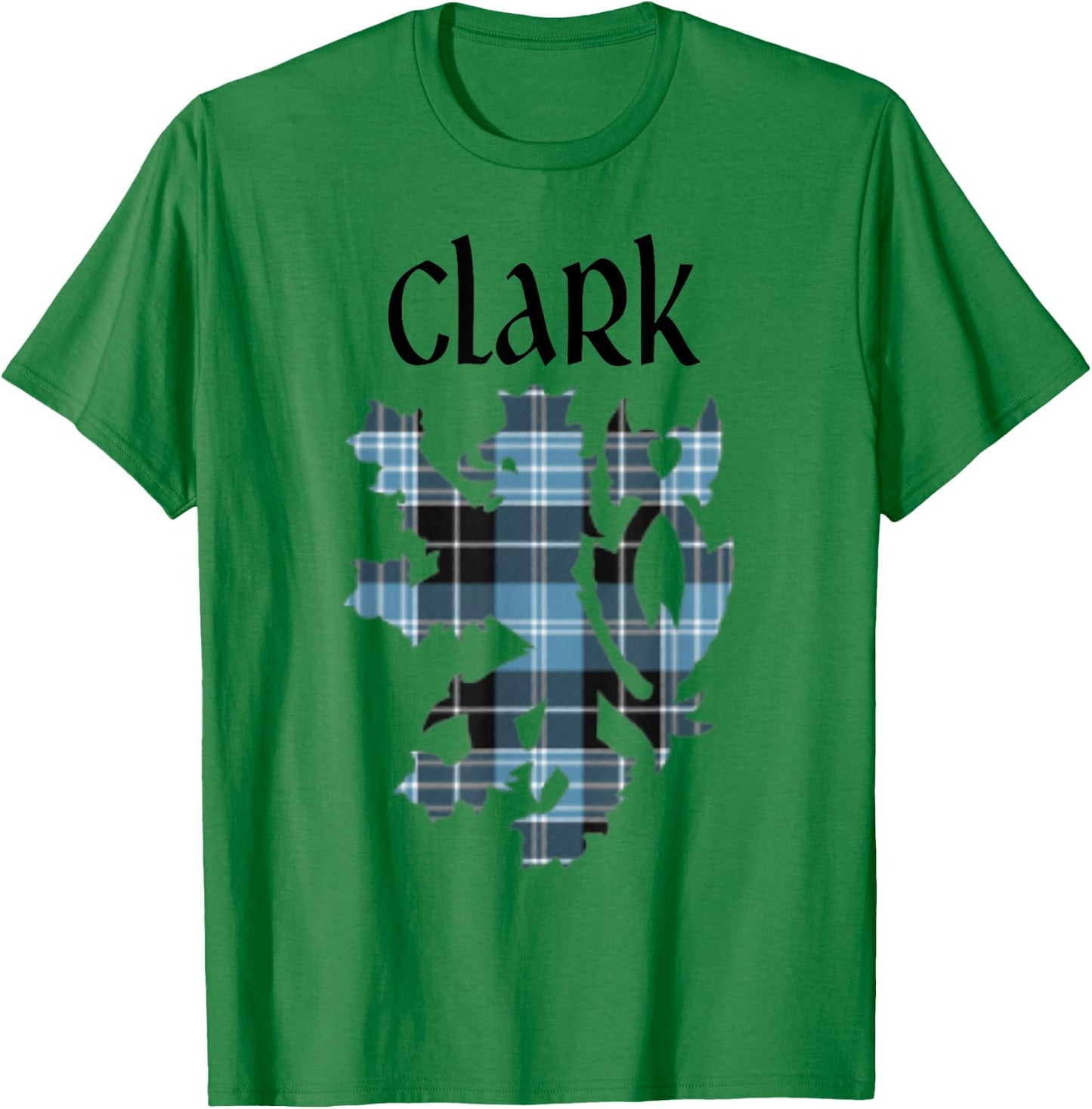Clan Clark Tartan Scottish Family Name Scotland Pride T-Shirt - T-Shirt | Irish Green