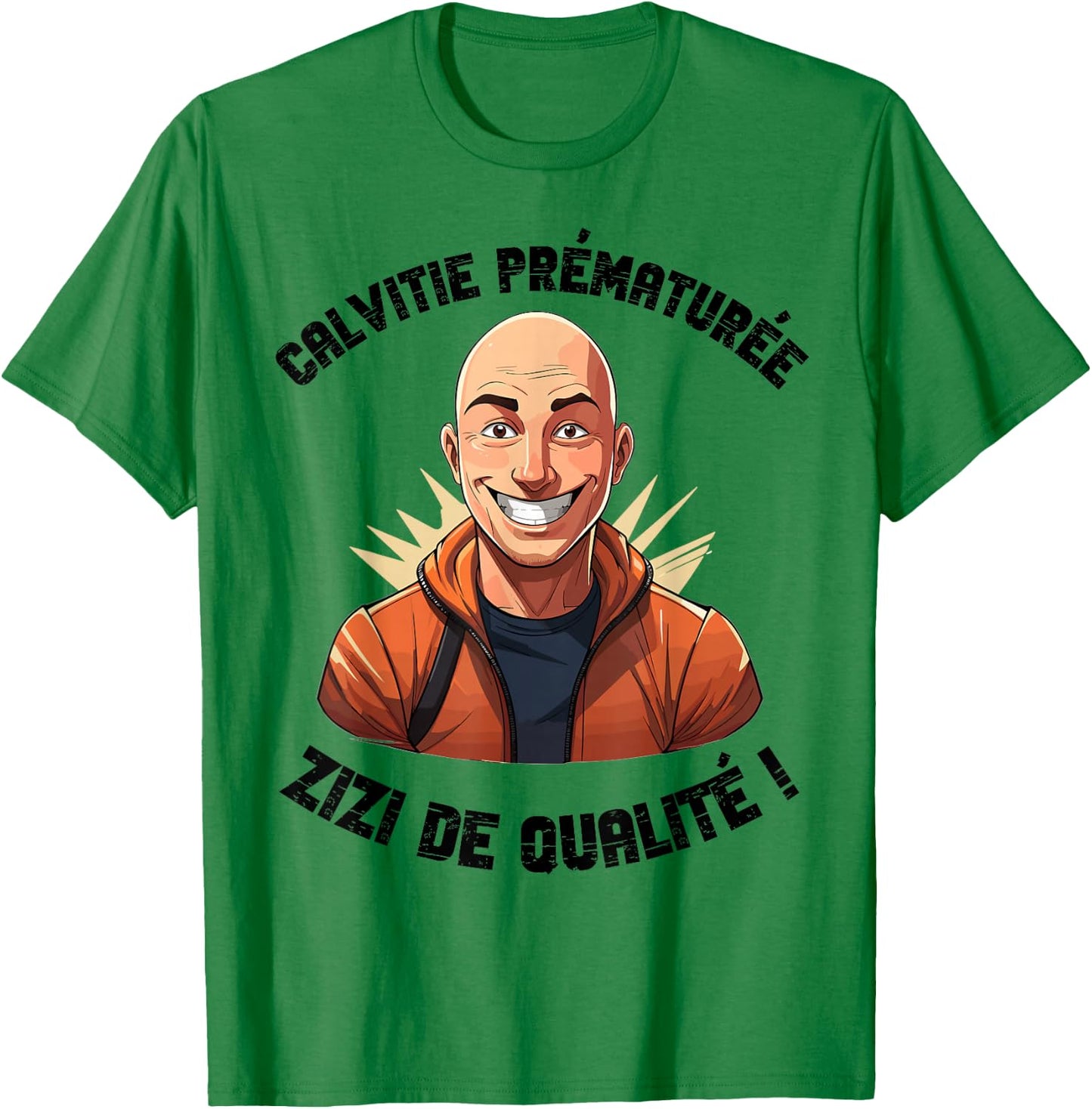 Man Humor Bald Bald Hair Gift Bald T-Shirt - T-Shirt | Irish Green