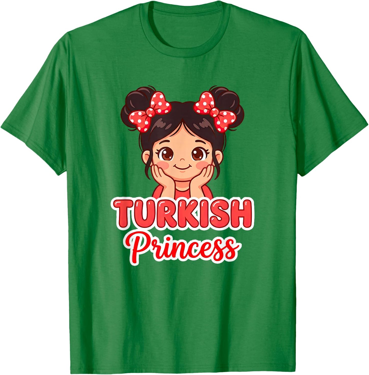 Turkey Souvenir for Girl Turkish Graphic T-Shirt - T-Shirt | Irish Green