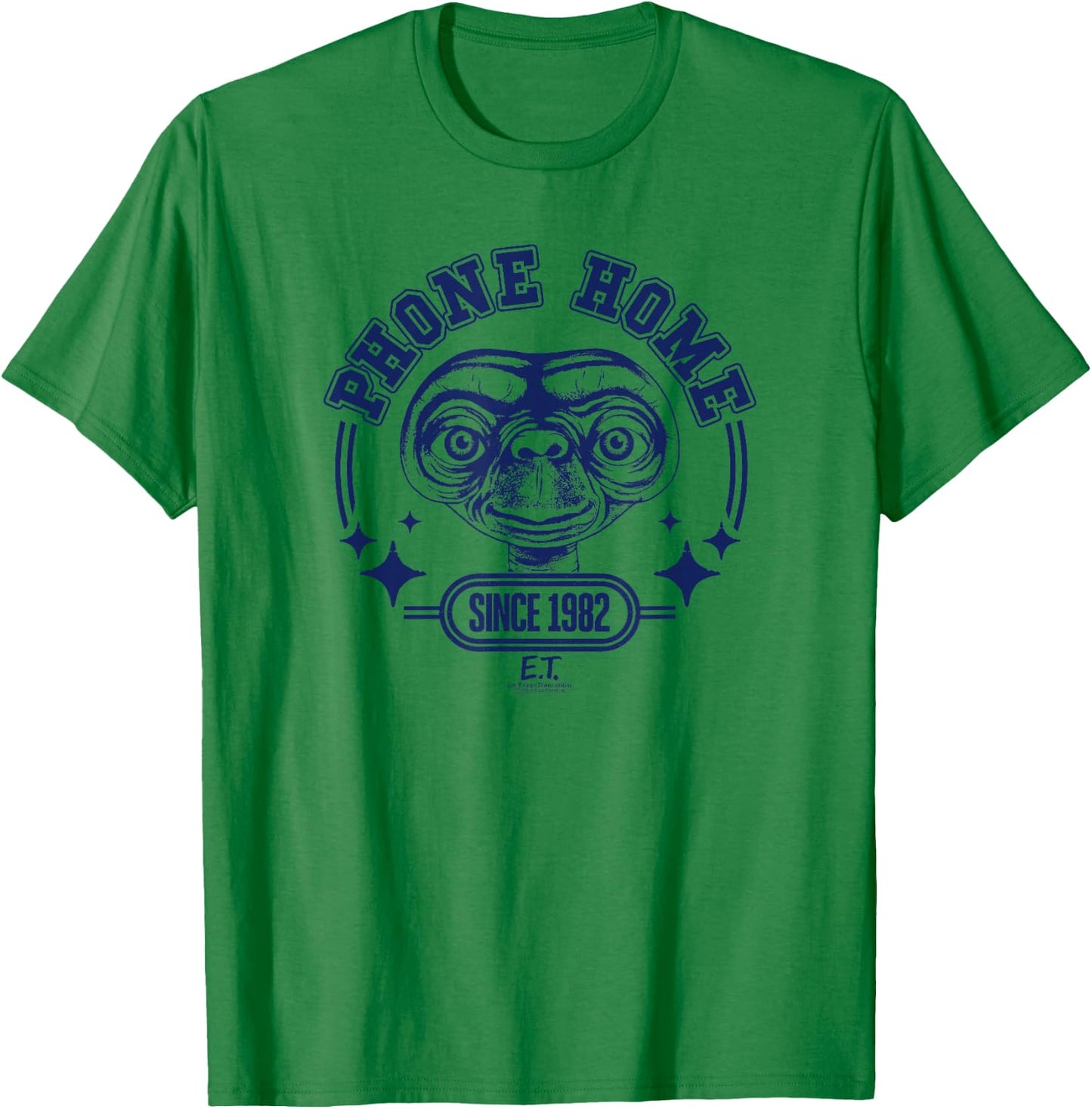 E.T. Phone Home Since 1982 Big Face T-Shirt - T-Shirt | Irish Green