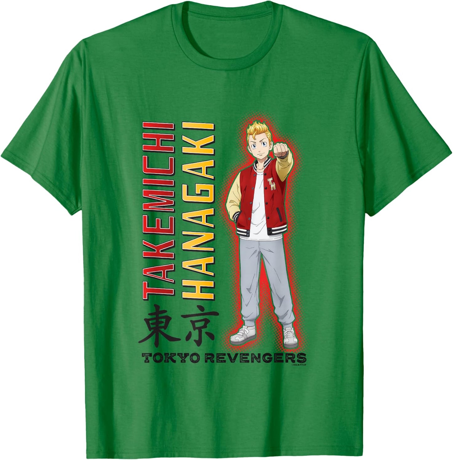 Tokyo Revengers Takemichi Hanagaki Mic Drop T-Shirt - T-Shirt | Irish Green