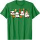 Cute Highland Cows Lovers Cow Ghost Spooky Western Halloween T-Shirt - T-Shirt | Irish Green