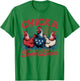 Chicka Boom Boom USA Patriotic Chicken 4th of July T-Shirt - T-Shirt | Irish Green