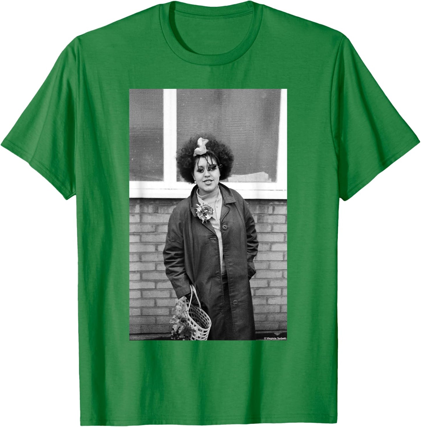 Poly Styrene Of Punk Band X-Ray Specs By Virginia Turbett T-Shirt - T-Shirt | Irish Green