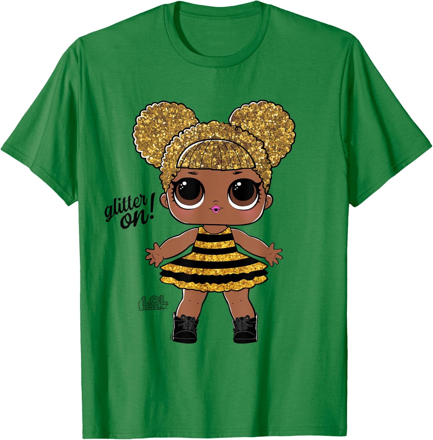 L.O.L. Surprise! Glitter On! Bumblebee Doll T-Shirt - T-Shirt | Irish Green