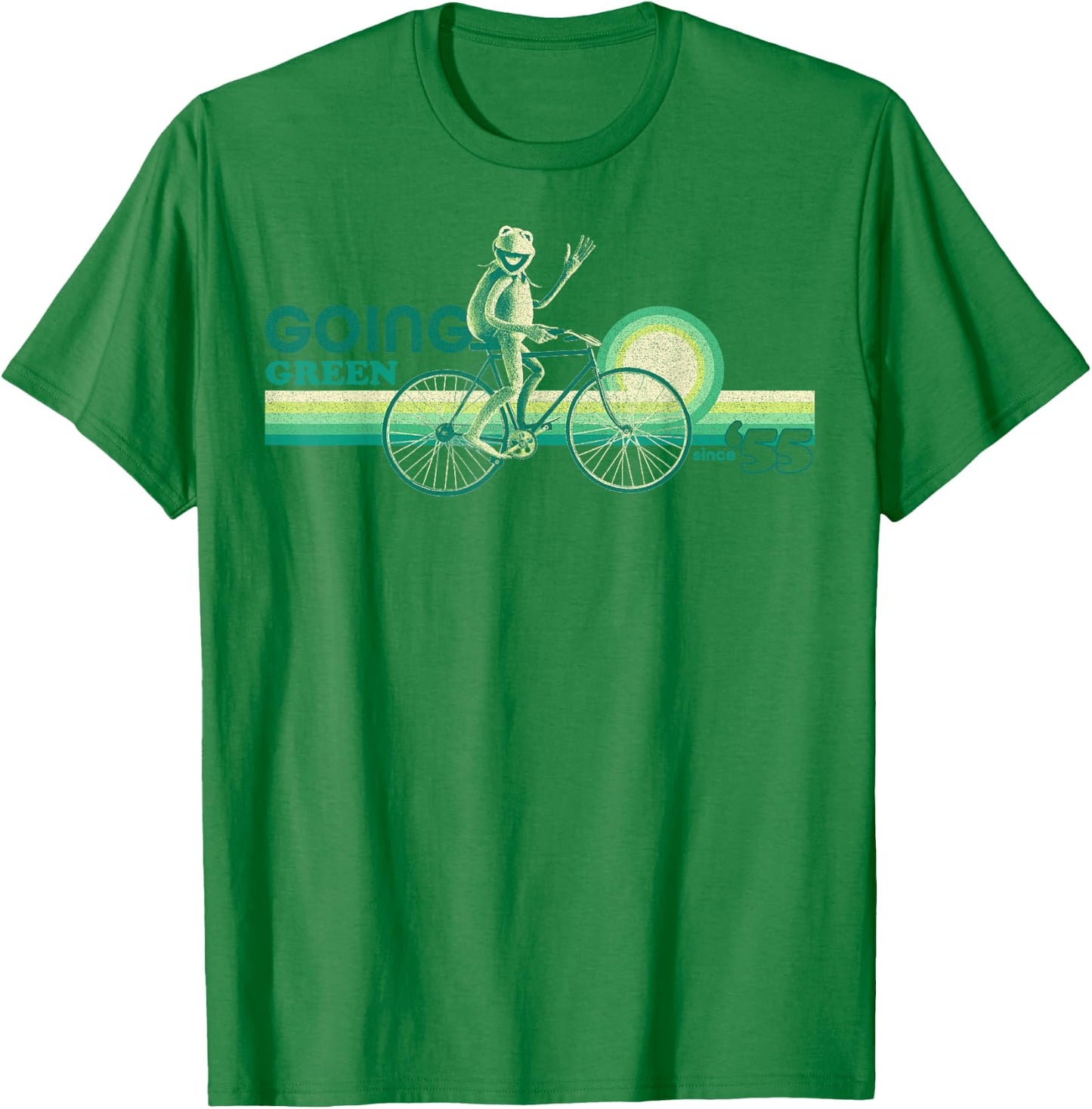 Disney The Muppets Kermit Going Green Since '55 T-Shirt - T-Shirt | Irish Green