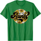 Cute Aunt Cow Print Sunflower Leapard Auntie Mother's day T-Shirt - T-Shirt | Irish Green