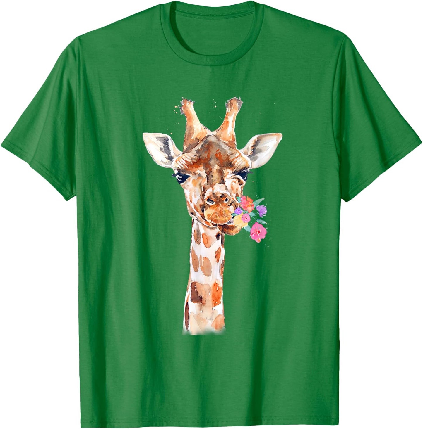 Giraffe , Giraffe Kids, Giraffe Girls, Giraffe Lover , White T-Shirt - T-Shirt | Irish Green