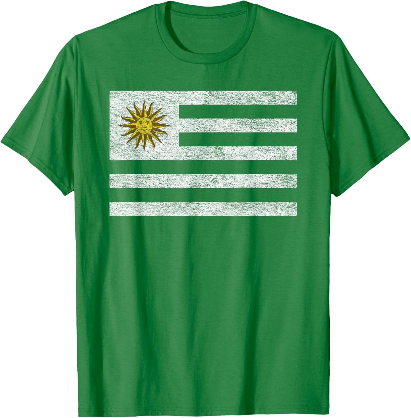 Uruguay National Flag Crest , blue T-Shirt - T-Shirt | Irish Green