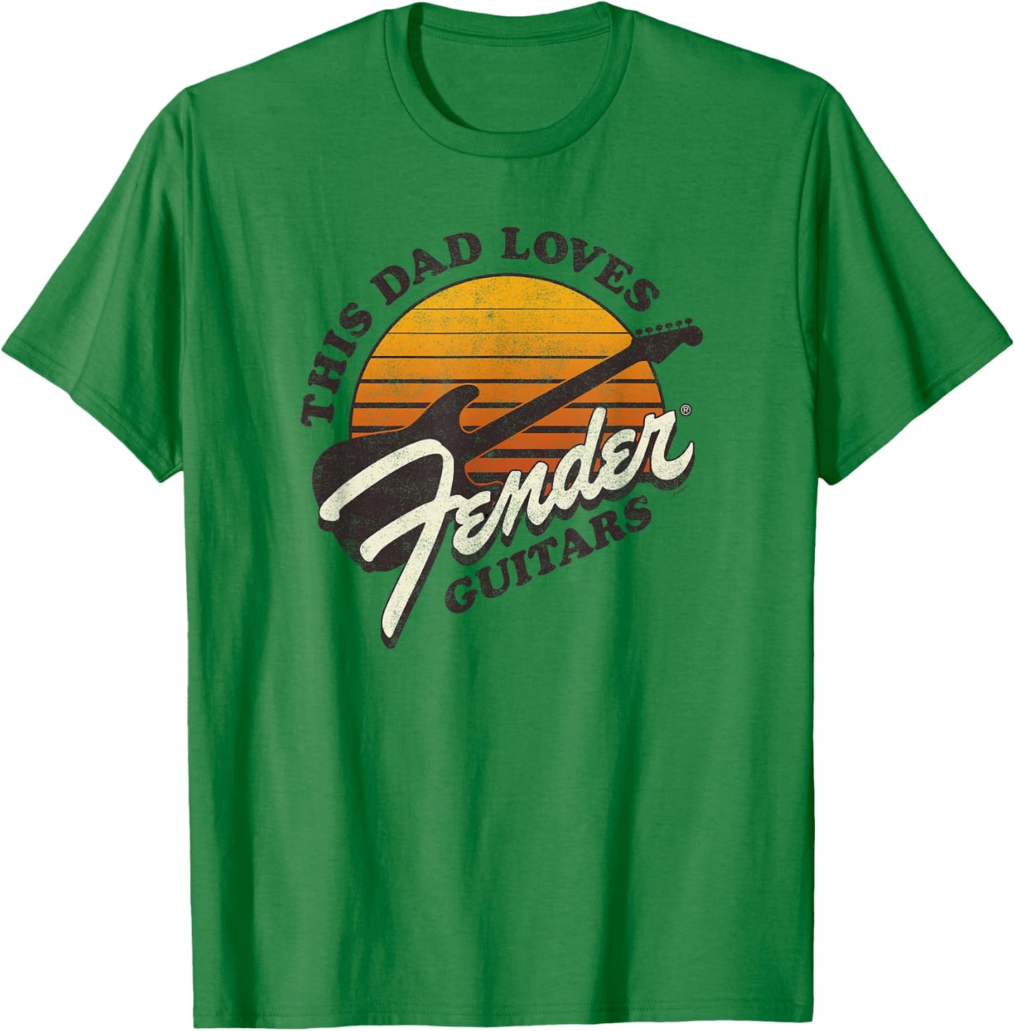 Fender Father's Day This Dad Loves Fender Guitars , gray, s T-Shirt - T-Shirt | Irish Green