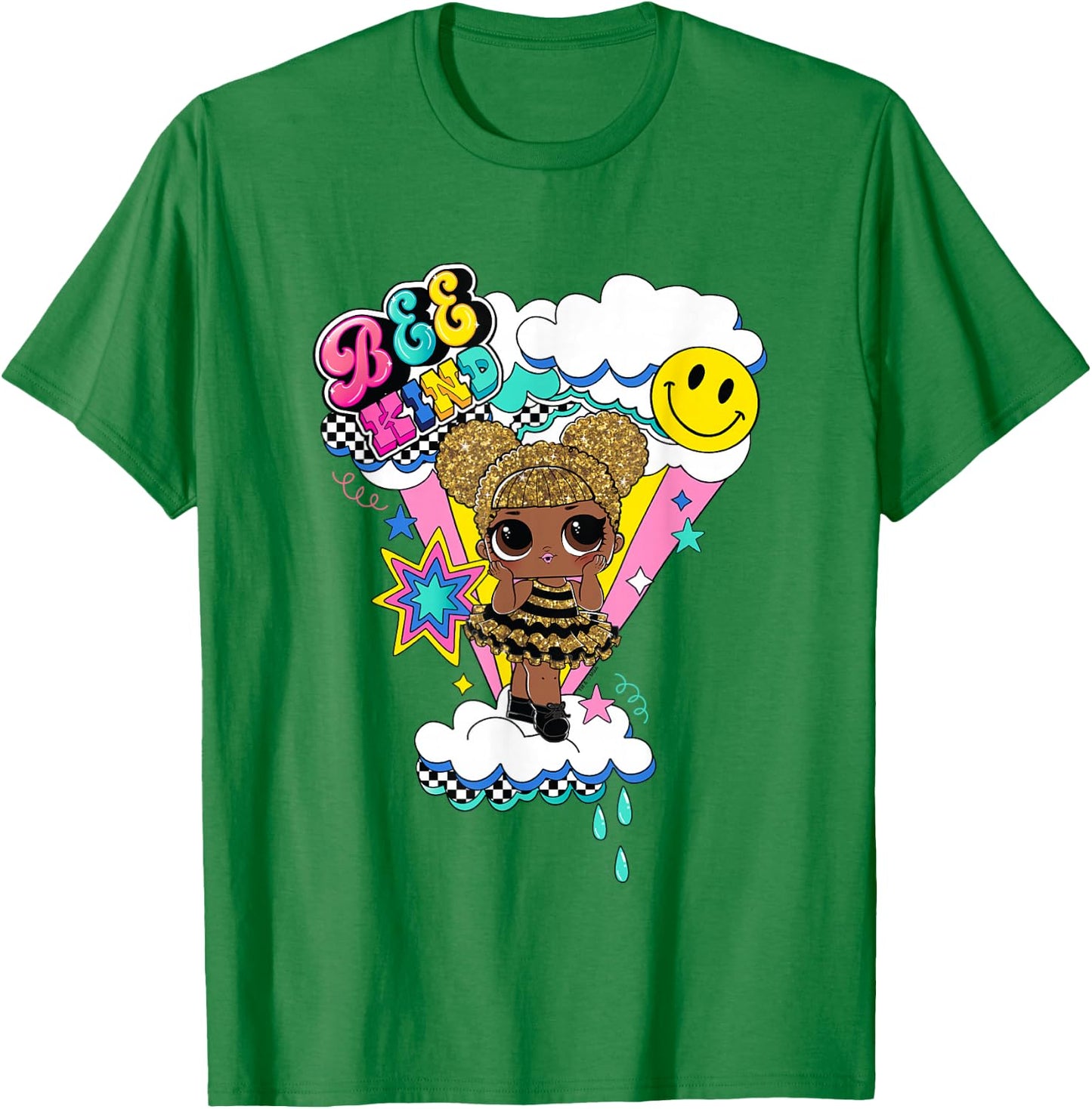 LOL Surprise Bee Kind Queen Bee Cute Logo T-Shirt - T-Shirt | Irish Green