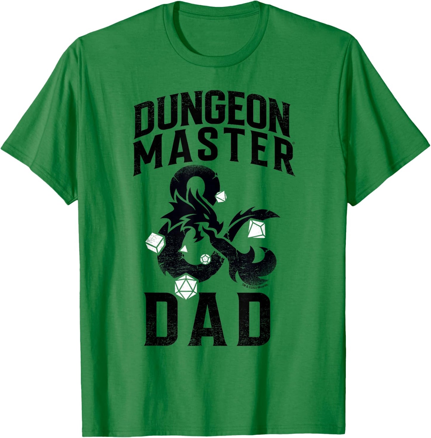 Dungeons & Dragons Father's Day Daddy Dungeon Master T-Shirt - T-Shirt | Irish Green