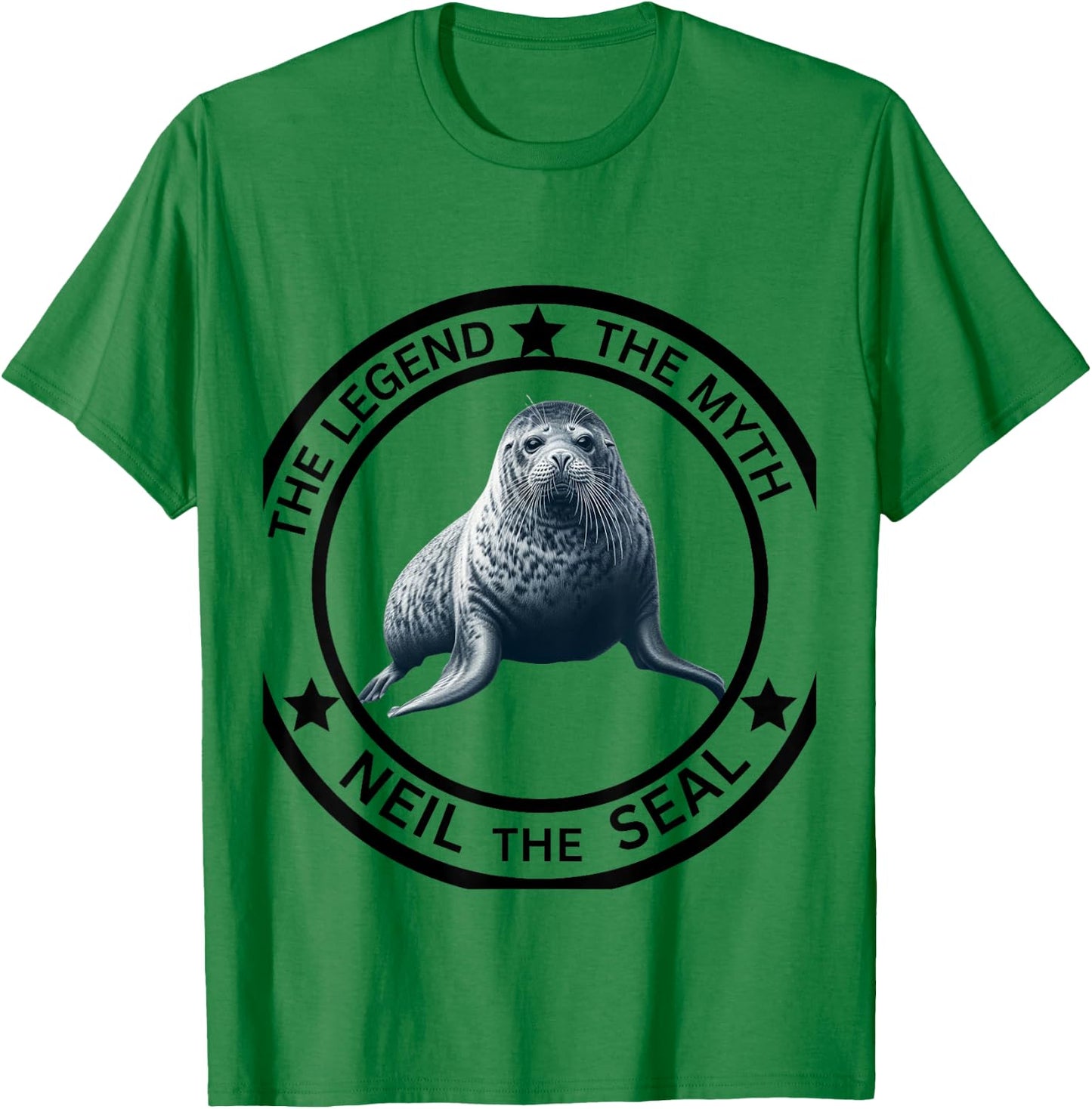 Neil The Seal The Legend The Myth Neil The Aussie Seal T-Shirt - T-Shirt | Irish Green