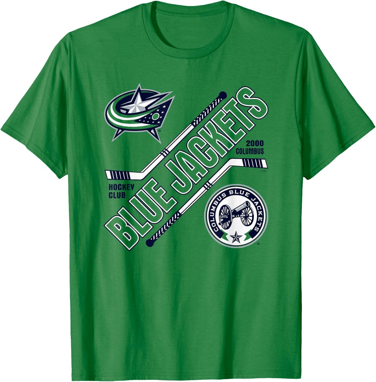 Columbus Blue Jackets Force Red Officially Licensed T-Shirt - T-Shirt | Irish Green