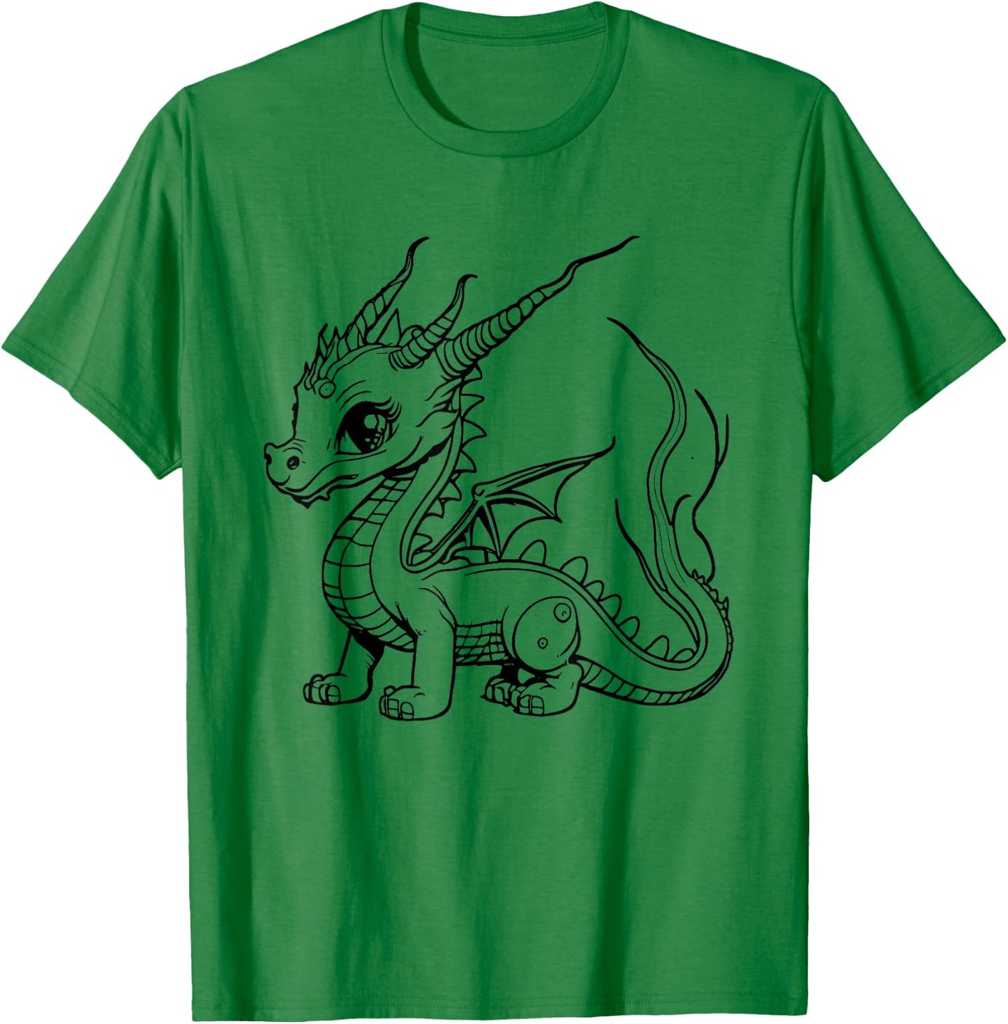 Color the dragon and paint it yourself T-Shirt - T-Shirt | Irish Green