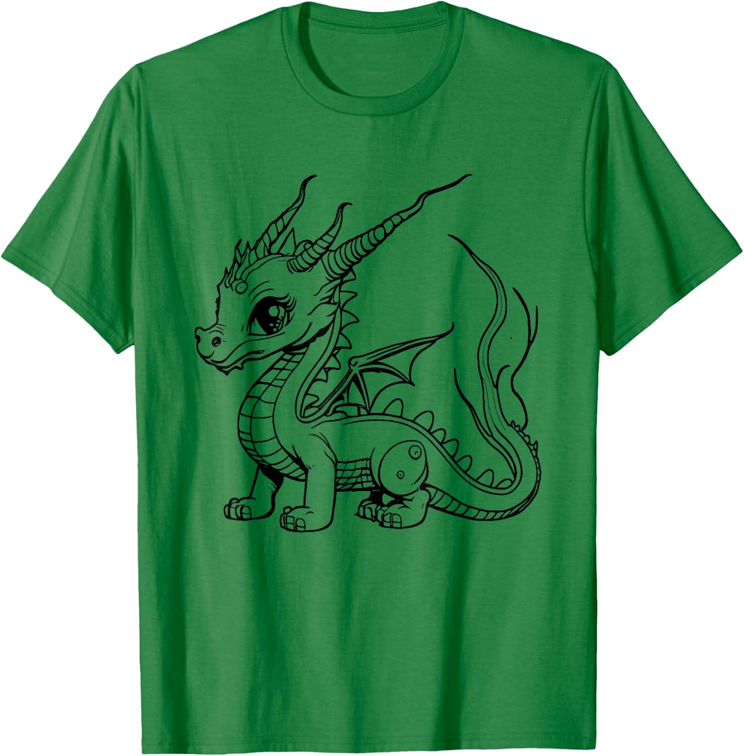 Color the dragon and paint it yourself T-Shirt - T-Shirt | Irish Green
