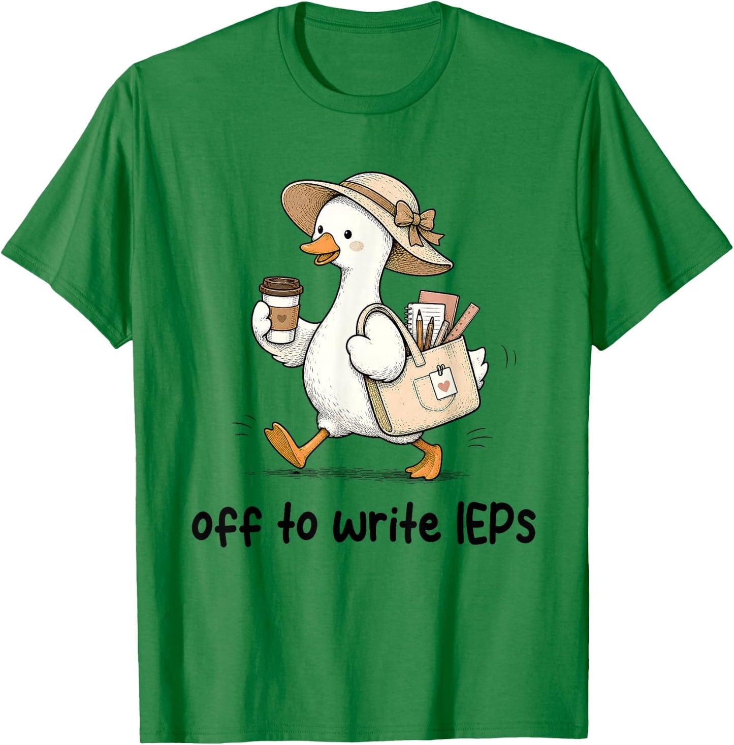 Funny Goose Special Education SPED Teacher Back to School T-Shirt - T-Shirt | Irish Green