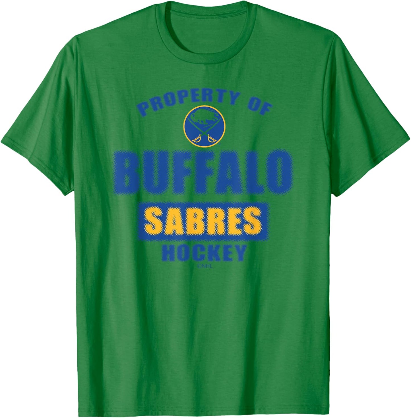Buffalo Sabres Property White Officially Licensed T-Shirt - T-Shirt | Irish Green